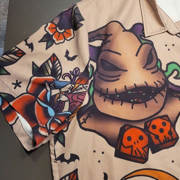 Disney Nightmare Before Christmas Mens Short Sleeve 3XL XXXL Shirt EUC Unbranded - Picture 7 of 13